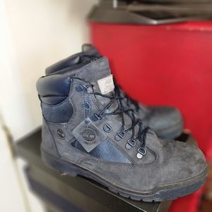 Blue Timberland boots